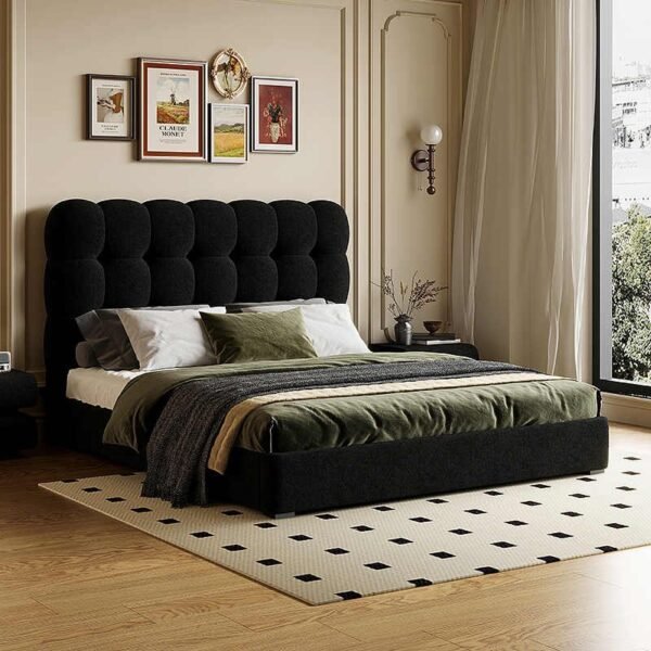 Bed Black in a yabany Luxury