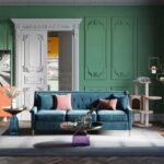 Sofa with a modern design