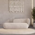 Sofa Boucle with a soft design w Distinctive - Image 3