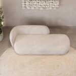 Sofa Boucle with a soft design w Distinctive - Image 2