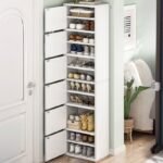 Cabinet Shoes Wooden Elegant