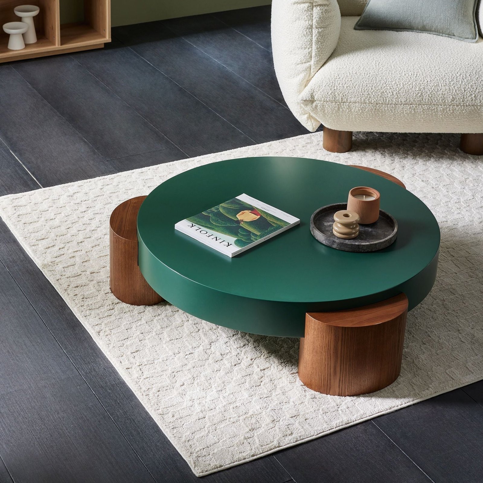 183864s.jpg طاولة قهوة مستديرة بتصميم عصري وجذاب - الصورة 1