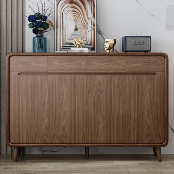 خزانه أحذيه خشبيه دافئه