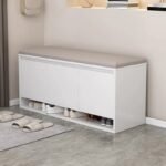 Cabinet Shoes Wooden with Seat Comfortable