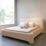 Bed in a modern style Elegant