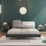 Bed Velvet with a Modern - Image 2