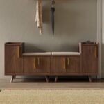 ⁦خزانة احذيه مزوده بمقعد⁩ - الصورة ⁦3⁩