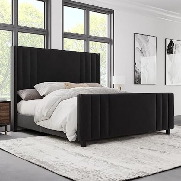 Bed with a modern design Luxury