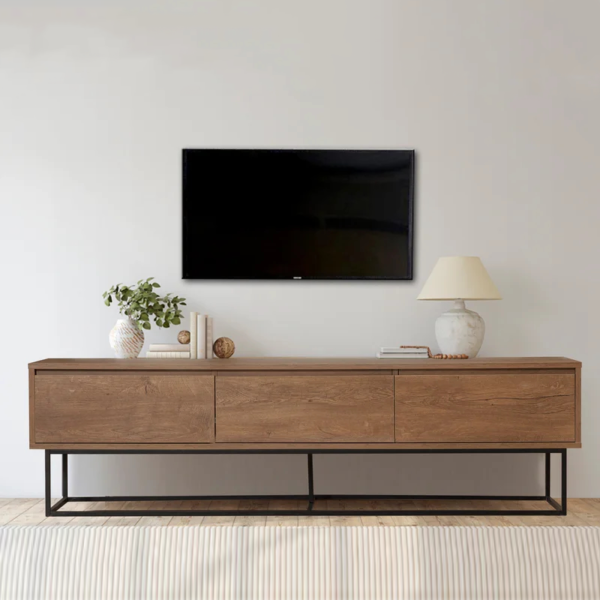 طاولة تلفاز خشبيه