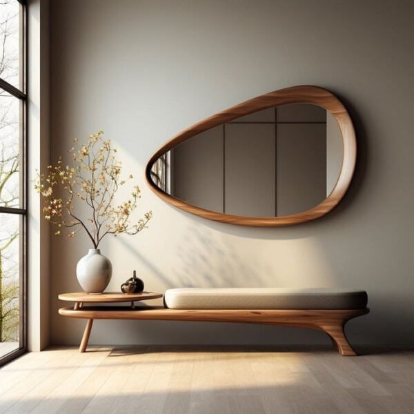 مرأه بطابع هادئ