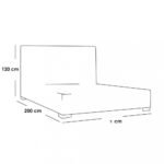 Bed Wooden Elegant bColor alzhry - Image 2