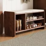 Seat Entryway Wooden ltnzym the shoes - Image 2