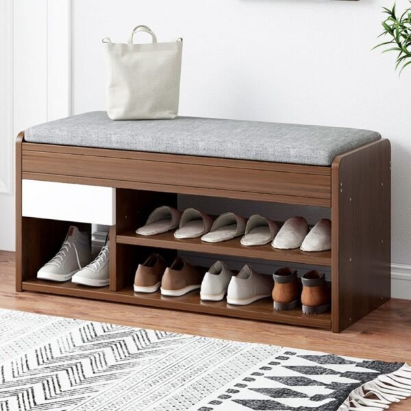 خزانة أحذيه مع مقعد