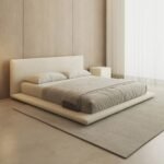 Bed Modern with a simple design Comfortable