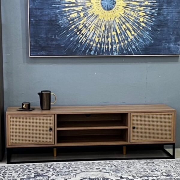 طاولة تلفاز خشبيه
