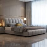 Bed Modern with a Modern