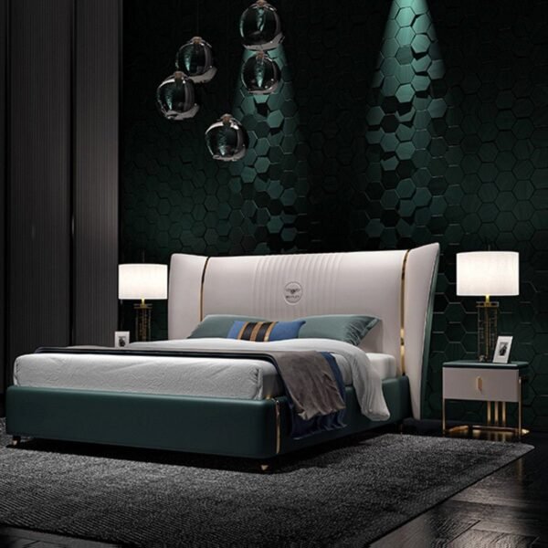 Bed in a modern style