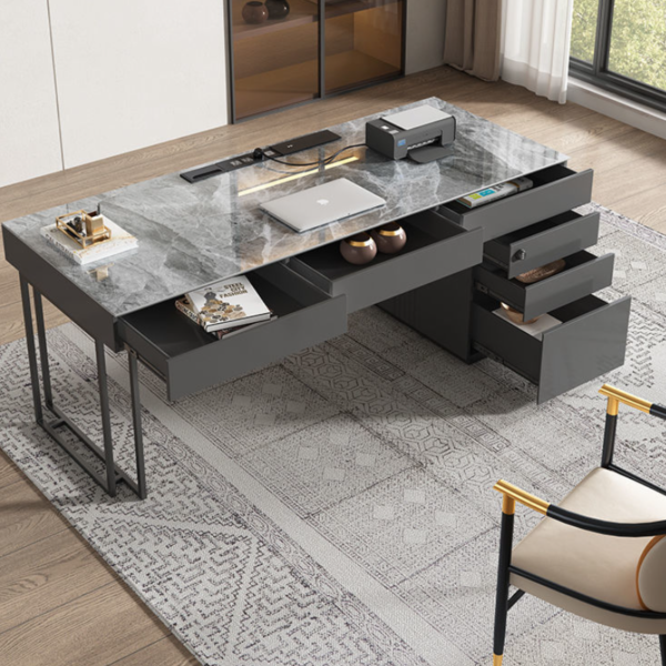 مكتب فاخر بتصميم عصري وأداء عملي مثالي