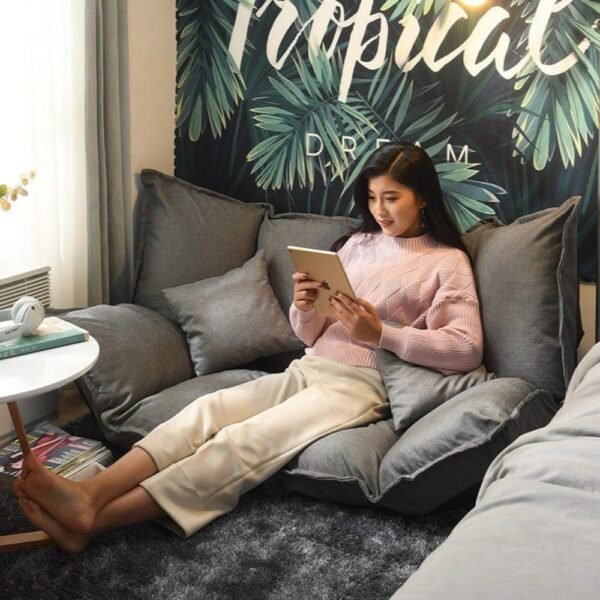 جلسة ارضية متعددة الألوان قابله للطي او التمدد