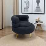 Chair Boucle Fur Black - Image 3