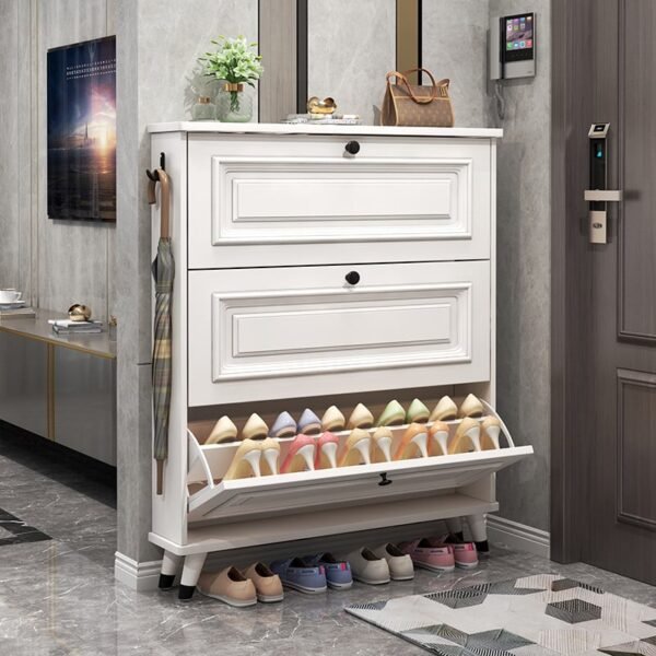 خزانة احذية بثلاثة ادراج انيقة