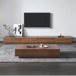 ⁦طقم طاولة قهوه مع تلفاز⁩ - الصورة ⁦2⁩