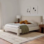 Bed with a modern design and elegant