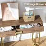 ⁦طاولة كونسول حديثة بدرجين تخزين⁩ - الصورة ⁦3⁩