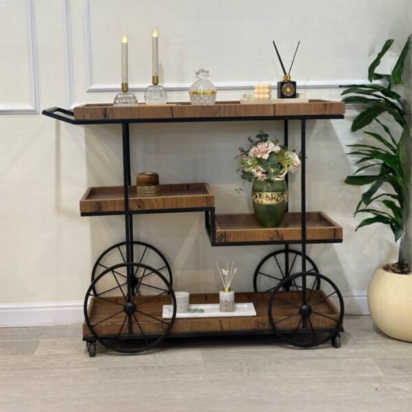 طاوله جانبيه بتصميم عربه