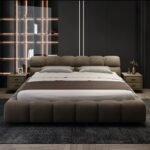 Bed with a modern design - Image 2