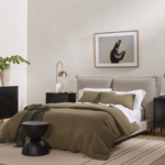 Bed with a luxurious design