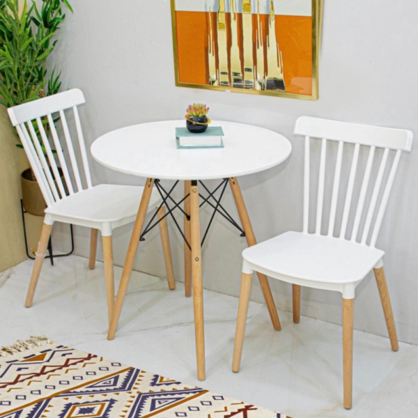 طقم طاوله مع كرسيين