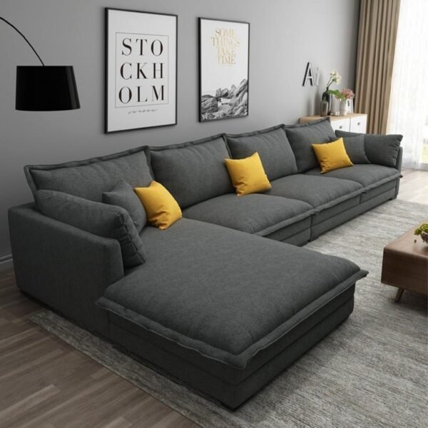 Sectional with a Modern Comfortable