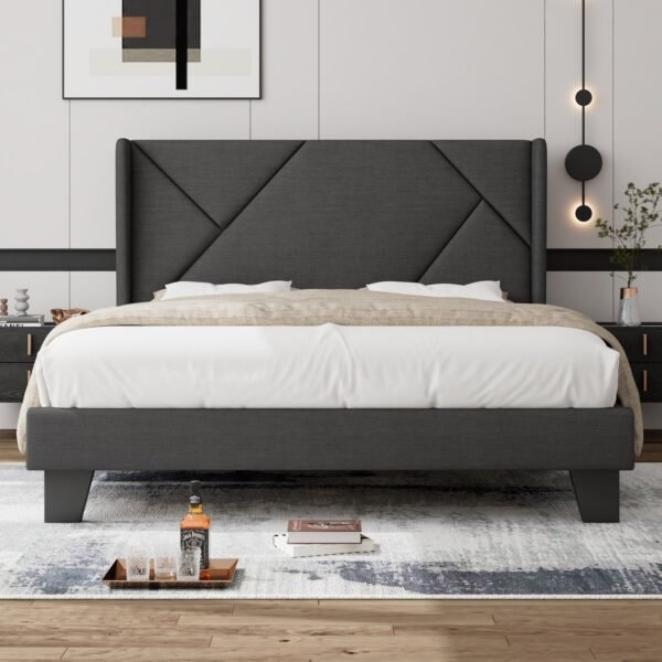 Bed with a classic design