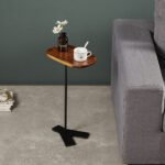 ⁦طاولة جانبية خشبية أنيقة بتصميم عصري ومبتكر⁩ - الصورة ⁦3⁩