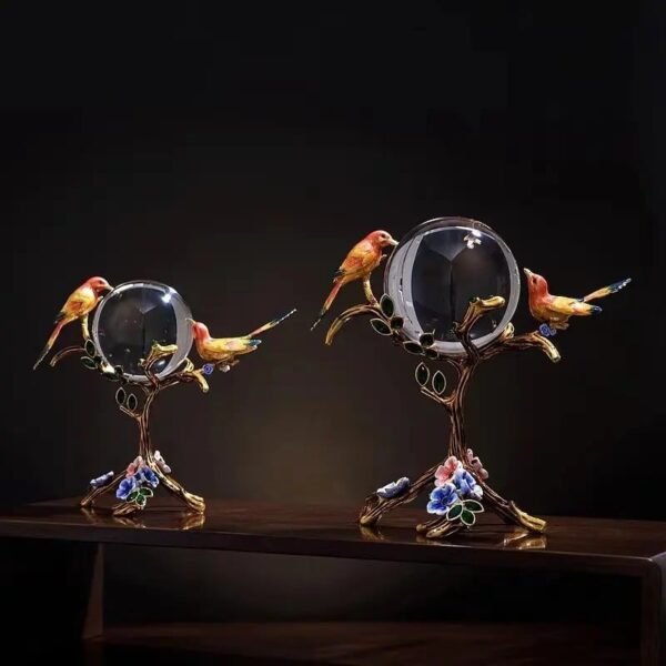 طقم ديكورات بتصميم البلورات الزجاجيه