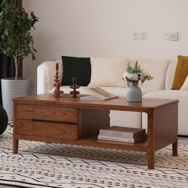 طاولة قهوه بتصميم بسيط