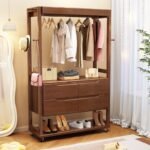 Rack Clothes with Units Storage