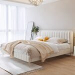 Bed from alqmash with a simple design