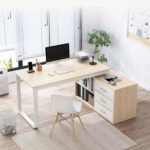 ⁦مكتب زاوية مزود بوحدة ادراج⁩ - الصورة ⁦2⁩