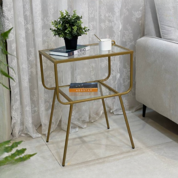 Table the bed the side the luxury