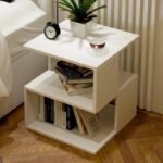 ⁦طاولة جانبية خشبية متعددة الاستخدامات بتصميم عصري وأنيق⁩ - الصورة ⁦2⁩